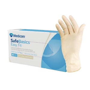 (medicom) 세이프 베이직 Easy Fit - latex gloves 100pcs (10box)