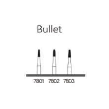 [SSWhite] T&amp;F 피니싱 버 Bullet (finishing bur)